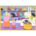 PUZZLE 10w1 ŚWINKA PEPPA POZNAJ ŚWINKĘ PEPPĘ 10 UKŁADANEK 329EL TREFL 90383