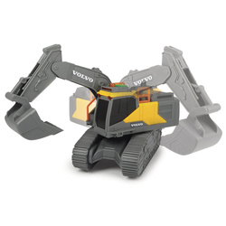 KOPARKA GĄSIENICOWA VOLVO POJAZD BUDOWLANY ŚWIATŁO DŹWIĘK RUCHOME ELEMENTY