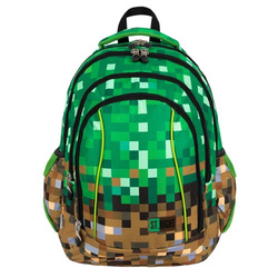 PLECAK SZKOLNY 4-KOMOROWY ST.RIGHT BP-04 GRACZ PIXEL PIKSELE