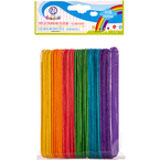 PATYCZKI DREWNIANE KOLOROWE DŁUGIE 40 SZTUK ASTRA