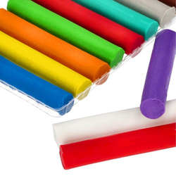 KOCI DOMEK GABI PLASTELINA SZKOLNA OKRĄGŁA 12 INTENSYWNYCH KOLORÓW STARPAK