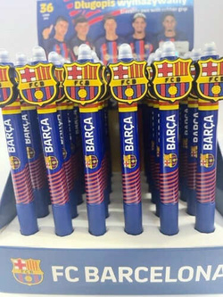 DŁUGOPIS FC BARCELONA WYMAZYWALNY ASTRA AUTOMATYCZNY 0.5mm NIEBIESKI WKŁAD
