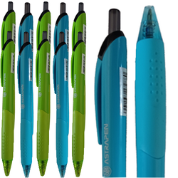 DŁUGOPIS AUTOMATYCZNY QUICK 0.7MM NIEBIESKI ASTRA - 10 szt.