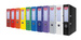 SEGREGATOR A4/75mm OFFICE PRODUCTS Z DŹWIGNIĄ PP ŻÓŁTY