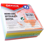 NOTES KOSTKA BIUROWA KLEJONA karteczki do notatek  85X85X40 MM 4 kolory