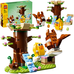 LEGO WIOSENNY PLAC ZABAW DLA ZWIERZĄTEK WIEWIÓRKA PTASZEK 172 EL. 40709