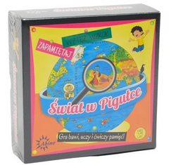 GRA KARCIANA ŚWIAT W PIGUŁCE WIEDZA O ŚWIECIE PYTANIA QUIZ NAUKA ABINO