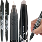 DŁUGOPIS ZMAZYWALNY ŚCIERALNY PILOT FRIXION 0.7mm CZARNY - 2 sztuki