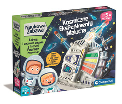 NAUKOWA ZABAWA KOSMICZNE EKSPERYMENTY RAKIETY KOSMOS GWIAZDY CLEMENTONI