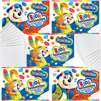 BLOK TECHNICZNY BIAŁY A4 10 KARTEK 190g BAMBINO SZKOLNY - 5 szt.