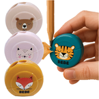 TEMPERÓWKA PODWÓJNA Z POJEMNIKIEM LIS MIŚ KOTEK TYGRYS INTERDRUK - 3 szt.