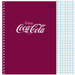 KOŁOZESZYT NOTES A6 80 KARTEK W KRATKĘ NA SPIRALI COCA COLA INTERDRUK