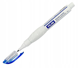 KOREKTOR W DŁUGOPISIE PIÓRZE METALOWA KOŃCÓWKA SZKOLNY 7 ml MILAN