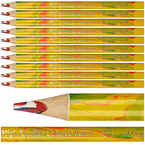 KREDKA GRUBA JUMBO ASTRA TRÓJKĄTNA TĘCZOWA W DREWNIANEJ OPRAWIE - 10 szt.