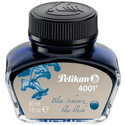 ATRAMENT DO PIÓRA 30ml PELIKAN 4001 W BUTELCE GRANATOWY NIEBIESKO-CZARNY