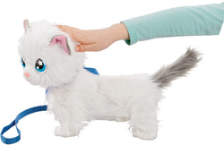 KOTEK INTERAKTYWNY ANIMAGIC PLUSZAK MASKOTKA CHODZI MIAUCZY MACHA OGONKIEM