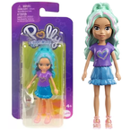 POLLY POCKET LALECZKA DZIEWCZYNKA W NIEBIESKIEJ SPÓDNICY FIGURKA MATTEL