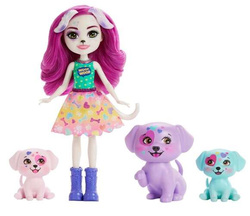 ENCHANTIMALS CITY TAILS LALKA DESSA DALMATIAN PIESKI DALMATYŃCZYKI FIGURKI