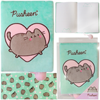 PUSHEEN PAMIĘTNIK NOTES PLUSZOWY A5 96K LINIA MIĘCIUTKI MIĘTOWY KOTEK