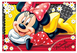 PUZZLE WESOŁA MYSZKA MINNIE DISNEY 100 EL - TREFL