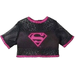 UBRANKO CZARNY TOP SUPERMAN BARBIE MATTEL