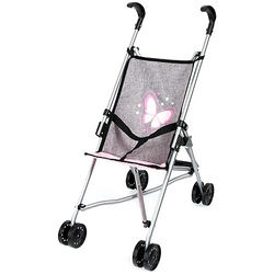 WÓZEK DLA LALEK SPACERÓWKA STABILNY BEZPIECZNY WYTRZYMAŁY BUGGY BAYER SZARY