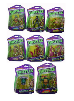 FIGURKA ŻÓŁWIE NINJA TURTLES - RAPHAEL + BROŃ