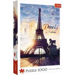 PUZZLE 1000 ELEMENTÓW PARYŻ O ŚWICIE FRANCJA UKŁADANKA TREFL 10394
