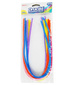 DRUCIKI KREATYWNE 50CM WYCIOR PLUSZOWY NEON 16SZT