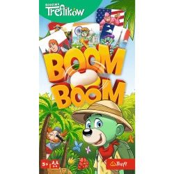 GRA PLANSZOWA FAMILIJNA ZRĘCZNOŚCIOWA BOOM BOOM RODZINA TREFLIKÓW TREFL
