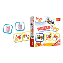 GRA UKŁADANKA EDUKACYJNA DLA DZIECI PRZED I PO BOBASKI I MIŚ - 02062 TREFL