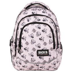PLECAK SZKOLNY MŁODZIEŻOWY MYSZKA MINNIE RÓŻOWY DLA DZIEWCZYNKI BACKUP X39