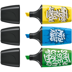 ZAKREŚLACZE STABILO BOSS MINI BY SNOOZE ONE MARKERY 3 ŻYWE KOLORY