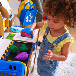 DREWNIANA KASA SAMOOBSŁUGOWA DLA DZIECI DUŻA SKLEPOWA AKCESORIA KIDKRAFT