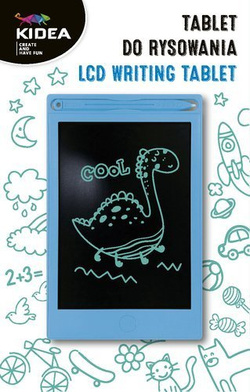 TABLET DO RYSOWANIA ZNIKOPIS LCD KIDEA NIEBIESKI