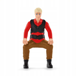 SCHLEICH DINOSAURS UCIECZKA QUADEM PRZED VELOCIRAPTOREM FIGURKI DINOZAUR