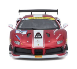 FERRARI 488 CHALLENGE 2017 SAMOCHÓD METALOWY POJAZD MODEL BBURAGO 1/24