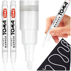MARKER OLEJOWY PERMAMENTNY DO SZYB 1.5mm BIAŁY OLEJNY TO-441 TOMA - 2 szt.