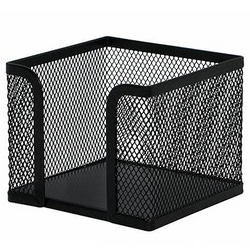 POJEMNIK NA KARTECZKI ORGANIZER METALOWY 95x95 Q-CONNECT + KARTECZKI DONAU