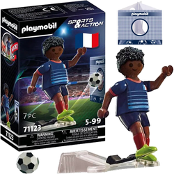 PLAYMOBIL PIŁKARZ REPREZENTACJI FRANCJI PIŁKA NOŻNA FIGURKA KLOCKI