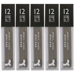 WKŁADY DO OŁÓWKA AUTOMATYCZNEGO GRAFITY HB 0.7mm 60 szt. Q-CONNECT - 5 op.