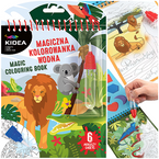 KOLOROWANKA WODNA MAGICZNA WIELOKROTNA DZIKIE ZWIERZĘTA SAFARI KIDEA