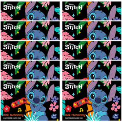 BLOK TECHNICZNY BIAŁY STITCH A4 10 KARTEK 190g SZKOLNY ST.MAJEWSKI - 10 szt