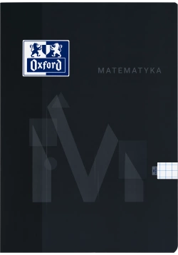 ZESZYT SZKOLNY PRZEDMIOTOWY MATEMATYKA A5 60 KARTEK W KRATKĘ OXFORD - 2 szt
