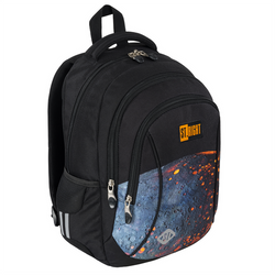 PLECAK SZKOLNY TRZYKOMOROWY ST.RIGHT BP-26 WULKANICZNY KSIĘŻYC + NAKLEJKI