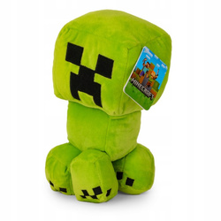 MINECRAFT CREEPER PLUSZAK MASKOTKA PRZYTULANKA PIXELE MIĘKKA PLUSZOWA