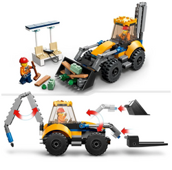KLOCKI LEGO CITY KOPARKA  Z ŁYŻKĄ MASZYNA BUDOWLANA 60385  148 EL.