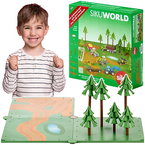 AKCESORIA LEŚNE MAKIETA LAS DROGI POLNE DRZEWA STAW ZESTAW 14 EL. SIKU 5699