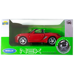 PORSCHE BOXSTER S CZERWONY METALOWY SAMOCHÓD MODEL KOLEKCJONERSKI WELLY