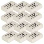 GUMKA DO ŚCIERANIA MAZANIA UNIWERSALNA BIAŁA 31x23x9 mm DONAU - 12 sztuk